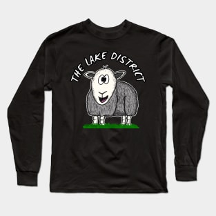 The Lake District Funny Herdwick Sheep Cumbria Long Sleeve T-Shirt